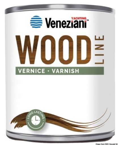Vernice monocomponente Wood Line opaca 0,75 l 65.004.02 Veneziani