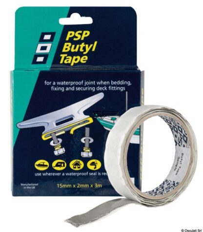 Nastro butilico PSP sigillatura stagna 15mm x 3m 65.123.00 PSP Marine Tapes