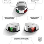 Luce di via NEMO - destra + sinistra 112,5° bulk Montaggio orizzontale 11.480.05BU Osculati