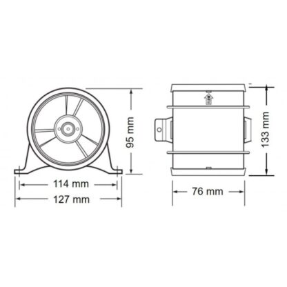 RULE Elettroventilatori BLOWER 4' 24V - immagine 2