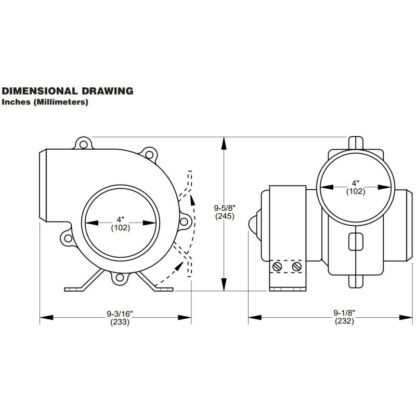 JABSCO Elettroventilatori ESTRATTORE PAR 12V 35515-0010EU - immagine 2