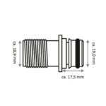 JABSCO Accessori per Pompe KIT BOCCHE QEST 30649-1000 (CONF 2