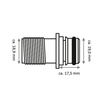 JABSCO Accessori per Pompe KIT BOCCHE QEST 30649-1000 (CONF 2