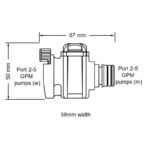 FLOJET Accessori per Pompe FILTRO PORTAGOMMA 1/2'