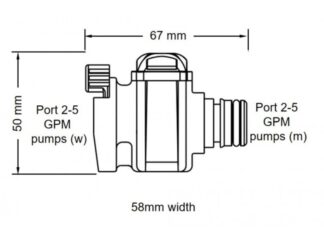 FLOJET Accessori per Pompe FILTRO PORTAGOMMA 1/2'