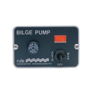 RULE Accessori per Pompe PANNELLO 3 VIE 12-24V