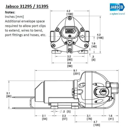 JABSCO Pompe, Autoclavi Jabsco, Flojet PAR MAX 3 24V 25PSI - immagine 2