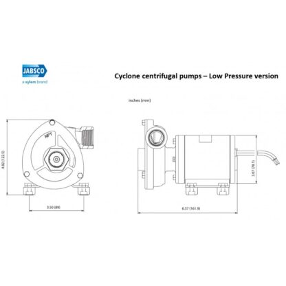 JABSCO Pompe, Autoclavi Jabsco, Flojet POMPA CYCLONE HP 12V BSP - immagine 2