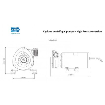 JABSCO Pompe, Autoclavi Jabsco, Flojet POMPA CYCLONE HP 12V BSP - immagine 3