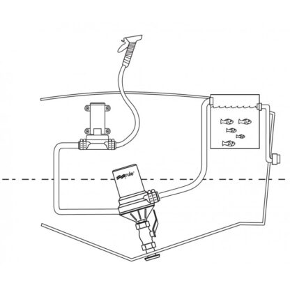 RULE Pompe Rule POMPA SOMM. 1600GPH 12V 'FDP' - OEM - immagine 2