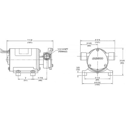 JABSCO Pompe, Autoclavi Jabsco, Flojet BALLAST PUMP 12V 18220-1127 - immagine 2