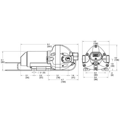 JABSCO Pompe, Autoclavi Jabsco, Flojet HOTSHOT 3 12V 50PSI - immagine 2