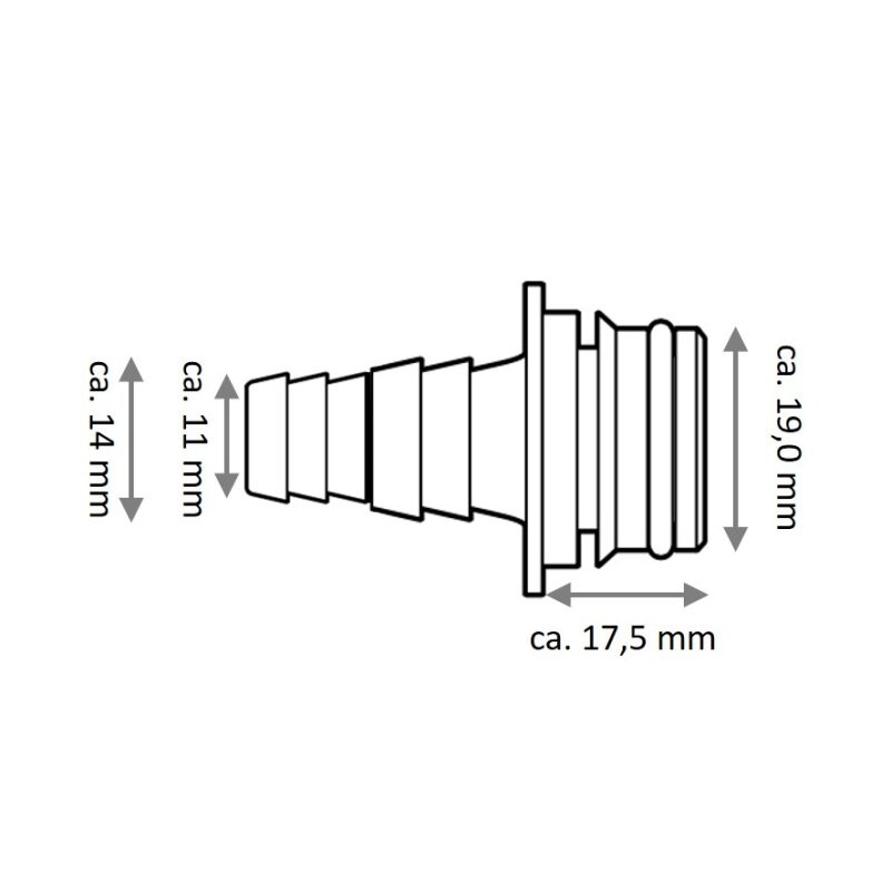 FLOJET Accessori per Pompe KIT RACC. 3/8"-1/2" DIRITTO 2PZ - immagine 2