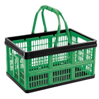 CASSETTA PIEGHEVOLE MANICO   39x25 h 21 TONTARELLI 8031425 P10 CESTINI PORTAOGGETTI         C TONTARELLI