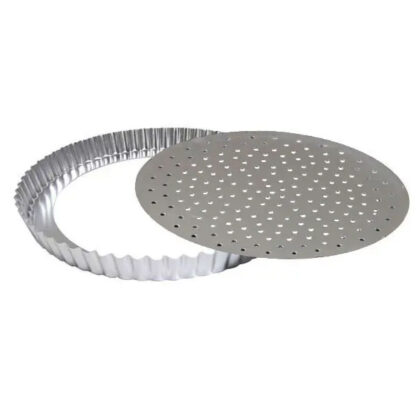 STAMPO CROSTATA FONDO REMOV.FORATO cm 24 OTTINETTI 1127S024 TEGLIE E STAMPI OTTINETTI    C OTTINETTI