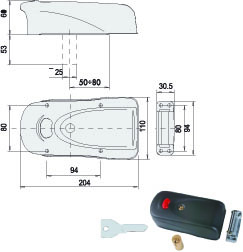 ELETTROSERRATURA APP.LEGNO         1A631-00-0 CISA 1A631.00.0 CISA ELETTROSERRATURE APP.   S CISA