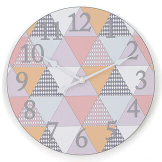 OROLOGIO MURO TRIANGOLI         cm  30  XTRA 12493 GH20865 - M2188 OROLOGI SVEGLIE              C XTRA