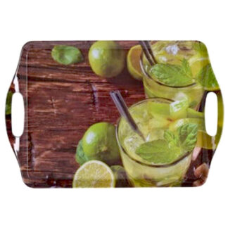 VASSOIO MELAMINA MANIGLIE DRINK   cm 21x14 KOOPMAN 170486110 VASSOI MELAMINA              C KOOPMAN