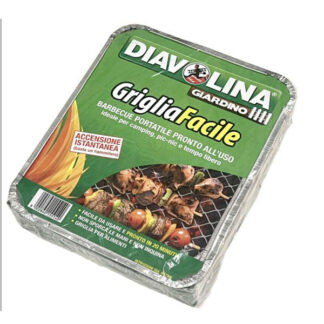 BARBECUE GRIGLIA FACILE     cm 32x25 h 5 DIAVOLINA 15514 BARBECUE                     C DIAVOLINA
