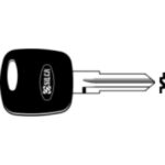 FO10TE     CHIAVE TRANSPONDER NO CHIP FORD CFO10TE-10 SILCA CHIAVI AUTOMOTIVE      S SILCA