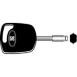 FO21TE     CHIAVE TRANSPONDER NO CHIP FORD CFO21TE-40 SILCA CHIAVI AUTOMOTIVE      S SILCA