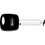 FO26TE     CHIAVE TRANSPONDER NO CHIP FORD CFO26TE-20 SILCA CHIAVI AUTOMOTIVE      S SILCA