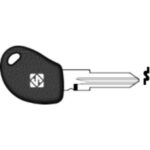 GT15RBTE   CHIAVE TRANSPONDER NO CHIP GIOBERT CGT15RBTE-23 SILCA CHIAVI AUTOMOTIVE      S SILCA