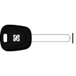 HON66TE    CHIAVE TRANSPONDER NO CHIP HONDA CHON66TE-40 SILCA CHIAVI AUTOMOTIVE      S SILCA