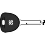 HU56RTE    CHIAVE TRANSPONDER NO CHIP HUF CHU56RTE-20 SILCA CHIAVI AUTOMOTIVE      S SILCA