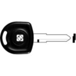 HU87RTE    CHIAVE TRANSPONDER NO CHIP HUF CHU87RTE-20 SILCA CHIAVI AUTOMOTIVE      S SILCA