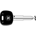 MIT8TE     CHIAVE TRANSPONDER NO CHIP MITSUBISHI CMIT8TE-20 SILCA CHIAVI AUTOMOTIVE      S SILCA