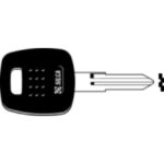 NSN11TE    CHIAVE TRANSPONDER NO CHIP NISSAN CNSN11TE-20 SILCA CHIAVI AUTOMOTIVE      S SILCA