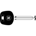 TOY43ATE   CHIAVE TRANSPONDER NO CHIP TOYOTA CTOY43ATE-20 SILCA CHIAVI AUTOMOTIVE      S SILCA