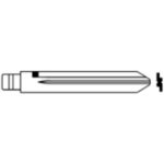 TOY47CH    INSERTO CHIAVE AUTO RADIOC. TOYOTA CTOY47CH-20Y SILCA CHIAVI AUTOMOTIVE      S SILCA