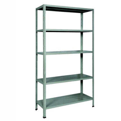 SCAFFALE KIT 100x40 h 186 INCASTRO GRIGIO BIZZOTTO E500GM-EUROKIT SCAFFALATURE                 F BIZZOTTO