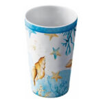 BICCHIERE MELAMINA ACQUA SHELL           cc 475 AD 100149 BICCHIERI MELAMINA           C AD