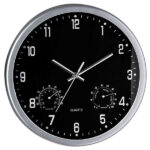 OROLOGIO MURO TERMOMETRO E IGROMETRO      cm 30 AD 98207 OROLOGI SVEGLIE              C AD