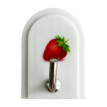 GANCIO 1 POSTO DECOR.  cm 3x4,5 Pz 150 NEWPLASTICA P&C012/SC GANCI CASA                   C NEWPLASTICA