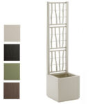 FIORIERA ETHICA QTA GRAFITE   36x36 h 140 STEFANPL 68801 FIORIERE                     F STEFANPLAST