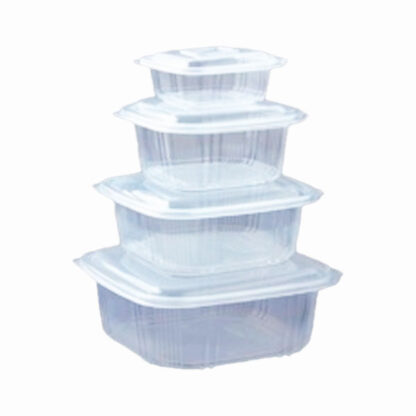 CONTENITORE QUAD Pz 10 l 0,37 12x12 h 3,7 EUROPACK 15248500 MONOUSO PLASTICA             C EUROPACK