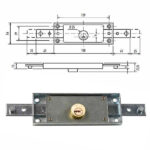 SERRATURA SERRANDE 2 CH.ORI.DIR. C1600FLAT  POTENT C-1600.FLAT POTENT SERR.BASCULANTI       S POTENT
