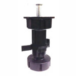 PIEDINO MOBILI PLASTICA REG.TONDO mm 50x120 Pz 4 MG35914 PIEDINI MOBILI               F MACHIERALDO