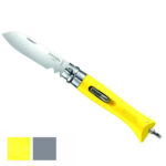 COLTELLO VIROBLOC INOX N. 9 BRICO GIALLO    OPINEL 001804 COLTELLI RONCOLINE           F OPINEL