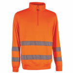 FELPA ZIP CORTA ALTA VISIB.ARANC. XXL FELIS UPOWER HY319OF-XXL (CY) INDUMENTI LAVORO             F UPOWER