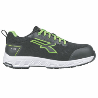 SCARPE ATON NERO/VERDE BASSE 37         S1P UPOWER RE20016-37 SCARPE ANTINFORTUNISTICHE    F UPOWER