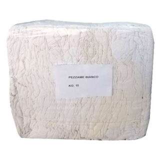TESSUTO STRACCIO BIANCO LENZUOLA             kg 15 P106 STRACCI                      C MACHIERALDO