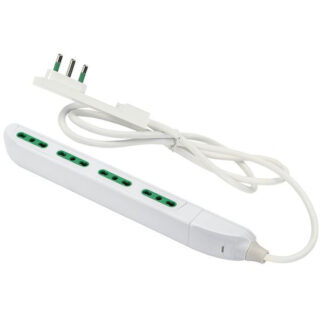 MULTIPRESA 4x2PT BIANCO       SLIM CLOCK 47404 FME 47404 AVVOLGICAVI E PROLUNGHE      F FME