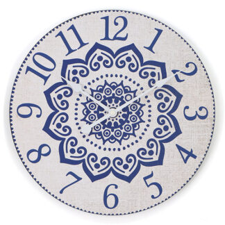 OROLOGIO MURO MANDALA BLU       cm  30  XTRA 12489 GH11239 - M2188 OROLOGI SVEGLIE              C XTRA