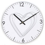 OROLOGIO MURO CUORE A MATITA    cm  30  XTRA 12492 GH30304 - M2188 OROLOGI SVEGLIE              C XTRA