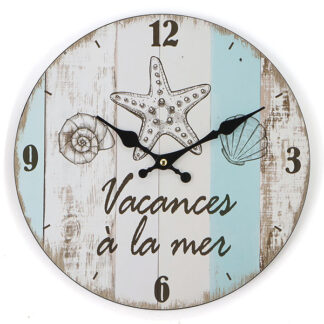 OROLOGIO MURO VACANCES A LA MER cm  30  XTRA 12494 GH20866 - M2188 OROLOGI SVEGLIE              C XTRA